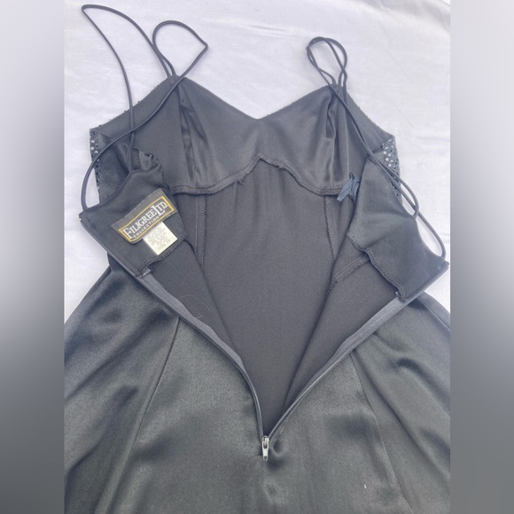 VTG 90’s Filigree Ltd Collection Black Spaghetti Strap Dress W/ Matching Bolero - Picture 8 of 12